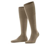 FALKE Men's Airport M Kh Wool Cotton Long Plain 1 Pair Knee-High Socks, Brown Camel 5038, 10-11