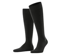 FALKE Men's Airport M Kh Wool Cotton Long Plain 1 Pair Knee-High Socks, Green Forest 7474, 7-8