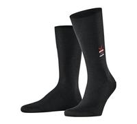 FALKE Men's Airport M So Wool Cotton Plain 1 Pair Socks, Black 3000 Santa Chimney, 8.5-9.5