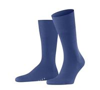 FALKE Men's Airport M So Wool Cotton Plain 1 Pair Socks, Blue Deep Water 6809, 5.5-6.5