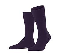 FALKE Men's Airport M So Wool Cotton Plain Socks, Blue Wine Berry 8860, 8.5-9.5