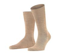 FALKE Men's Airport M So Wool Cotton Plain 1 Pair Socks, Brown Nutmeg Melange 5410, 10-11