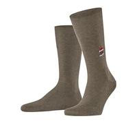 FALKE Men's Airport M So Wool Cotton Plain 1 Pair Socks, Brown Nutmeg Melange 5410 Santa Chimney, 7-8