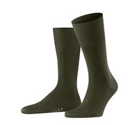 FALKE Men's Airport M So Wool Cotton Plain Socks, Green Grass 7431, 8.5-9.5