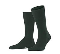 FALKE Men's Airport M So Wool Cotton Plain 1 Pair Socks, Green Hunter 7441, 10-11