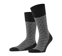 FALKE Men's Airport M So Wool Cotton Plain 1 Pair Socks, Grey Anthracite Melange 3080 Special Edition, 8.5-9.5