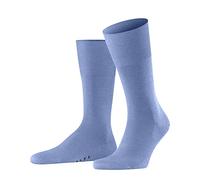 FALKE Men's Airport M So Wool Cotton Plain Socks 1 Pair, Blue Cornflower 6554, 8.5-9.5