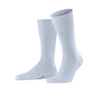 FALKE Men's Airport M So Wool Cotton Plain Socks 1 Pair, Blue Light 6594, 8.5-9.5