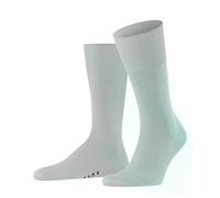 FALKE Men's Airport M So Wool Cotton Plain Socks 1 Pair, Grey Silver 3462, 8.5-9.5