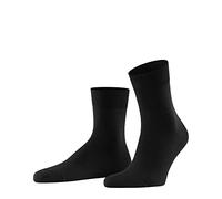 FALKE Men's Airport M Sso Wool Cotton Plain 1 Pair Socks, Black 3000, 5.5-6.5