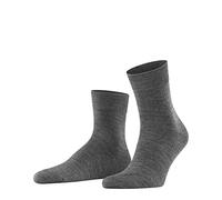 FALKE Men's Airport M Sso Wool Cotton Plain 1 Pair Socks, Grey Dark 3070, 8.5-9.5