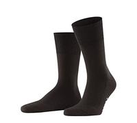 FALKE Men's Airport Plus M So Wool Cotton Plain 1 Pair Socks, Brown 5930, 5.5-6.5
