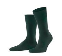 FALKE Men's Airport Plus M So Wool Cotton Plain Socks 1 Pair, Green Pine Grove 7337, 7-8