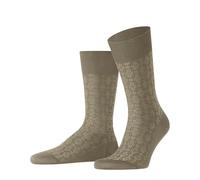 FALKE Men's Artwork Tie M So Cotton Patterned 1 Pair Socks, Beige Nude 4092, 10-11