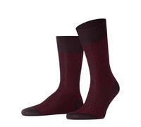 FALKE Men's Artwork Tie M So Cotton Patterned 1 Pair Socks, Red Bordeaux 8100, 7-8