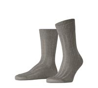 FALKE Men's Bay Ribs M So Linen Cotton Plain 1 Pair Socks, Beige Milkshake 5024, 5.5-6.5