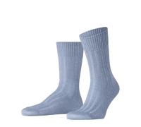 FALKE Men's Bay Ribs M So Linen Cotton Plain 1 Pair Socks, Blue Dream 6240, 7-8