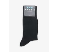 Falke Mens Black Cool 24/7 Logo Stretch-cotton Blend Socks 9-9.5