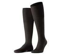 FALKE Men's Bristol Pure M KH Wool Long Plain 1 Pair Knee-High Socks, Brown (Brown 5930), 5.5-6.5