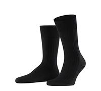 FALKE Men's Bristol Pure M So Wool Plain 1 Pair Socks, Black 3000, 8.5-9.5