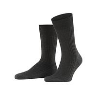 FALKE Men's Bristol Pure M So Wool Plain 1 Pair Socks, Grey Anthracite Melange 3080, 5.5-6.5
