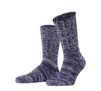 FALKE Men's Brooklyn M So Cotton Plain 1 Pair Socks, Blue Dusty 6263, 11.5-14