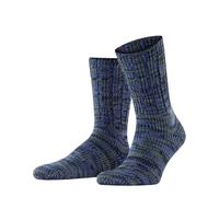 FALKE Men's Brooklyn M So Cotton Plain 1 Pair Socks, Blue Water 6550, 8.5-11