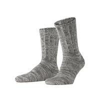 FALKE Men's Brooklyn M So Cotton Plain 1 Pair Socks, Grey Silver 3203, 5.5-8