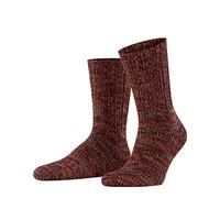 FALKE Men's Brooklyn M SO Cotton Plain 1 Pair Socks, Red (Red Flash 8154), 8.5-11