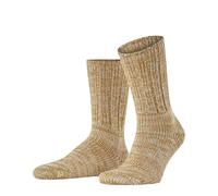 FALKE Men's Brooklyn M So Cotton Plain 1 Pair Socks, Yellow Old Brass 1220, 8.5-11