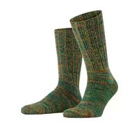 FALKE Men's Brooklyn M So Cotton Plain Socks 1 Pair, Green Pine 7292, 8.5-11