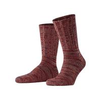 FALKE Men's Brooklyn M So Cotton Plain Socks 1 Pair, Orange Orangette 8155, 8.5-11
