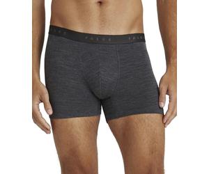 FALKE Men's Climawool M Bx Wool Lyocell Quick Drying Pack of 1 Boxer Shorts, Grey Dark Grey Heather 3278, L