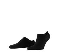 FALKE Men's ClimaWool M In Temperature-Regulating No-Show Plain 1 Pair Liner Socks, Black 3000, 8.5-9.5