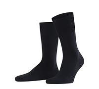 FALKE Men's ClimaWool M So Temperature-Regulating Plain 1 Pair Socks, Blue Dark Navy 6370, 8.5-9.5