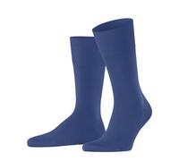 FALKE Men's ClimaWool M So Temperature-Regulating Plain 1 Pair Socks, Blue Deep Water 6809, 8.5-9.5
