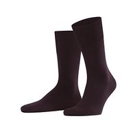 FALKE Men's ClimaWool M So Temperature-Regulating Plain 1 Pair Socks, Red Barolo 8596, 8.5-9.5