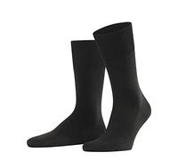 FALKE Men's ClimaWool M So Temperature-Regulating Plain Socks 1 Pair, Grey Anthracite Melange 3117, 10-11