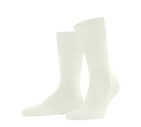 FALKE Men's ClimaWool M So Temperature-Regulating Plain Socks 1 Pair, White Off-White 2040, 7-8