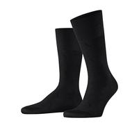 FALKE Men's ClimaWool Special Edition M So Temperature-Regulating Plain Socks 1 Pair, Black 3000, 8.5-9.5