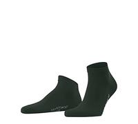 FALKE Men's Cool 24/7 M Sn Cotton Low-Cut Plain 1 Pair Trainer Socks, Green Hunter 7441, 7-8