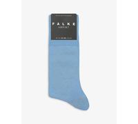 Falke Mens Cornflower Blue Airport Wool-blend Socks 9-9.5