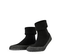 FALKE Men's Cosyshoe M Hp Wool Grips On Sole 1 Pair Grip socks, Black 3000, 8.5/9.5 UK