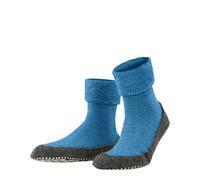 FALKE Men's Cosyshoe M Hp Wool Grips On Sole 1 Pair Grip socks, Blue Sky 6749, 4/5 UK