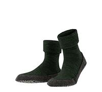 FALKE Men's Cosyshoe M Hp Wool Grips On Sole 1 Pair Grip socks, Green Melange 7318, 7/8 UK