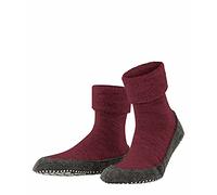 FALKE Men's Cosyshoe M Hp Wool Grips On Sole Stopper Socks, Red Burnt Siena 8498, 7/8 UK