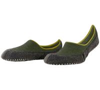 Falke Mens Cosyshoe Sneaker Slipper Socks - Dark Moss Green
