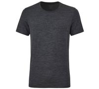 Falke Mens Daily ClimaWool Crew Neck T-Shirt - Dark Grey Heather