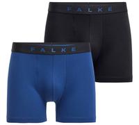 Falke Mens Daily Comfort 2 Pack Boxer Brief - Black/Blue