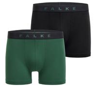 Falke Mens Daily Comfort 2 Pack Boxer Brief - Black/Green